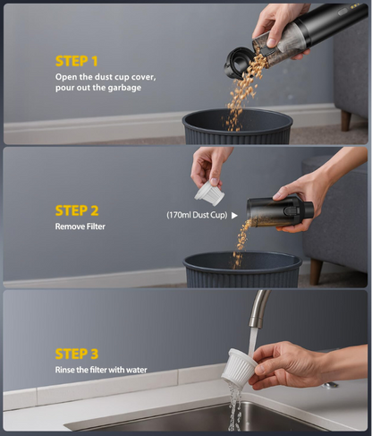 KRODEX AeroForce™ – Portable Air Duster & Vacuum